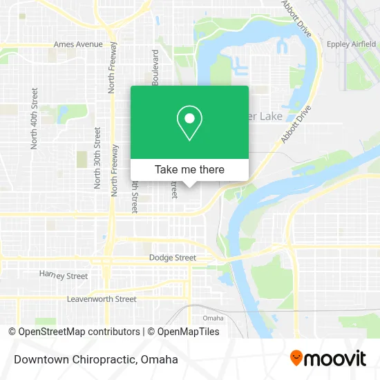 Downtown Chiropractic map