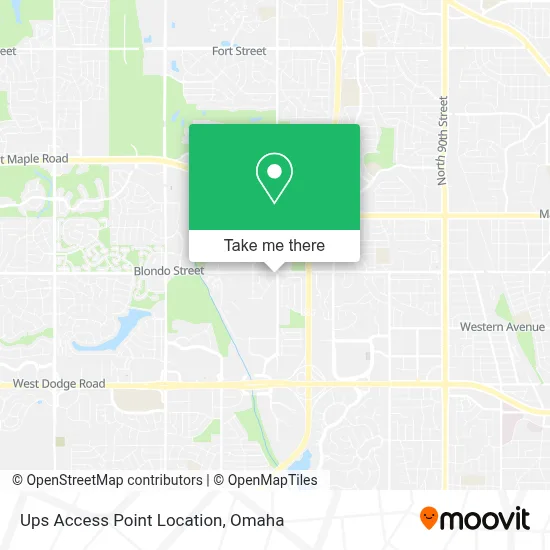 Ups Access Point Location map