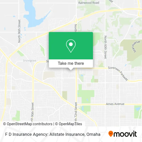 F D Insurance Agency: Allstate Insurance map