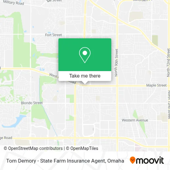 Tom Demory - State Farm Insurance Agent map