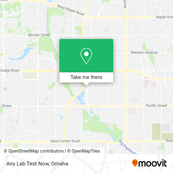Any Lab Test Now map