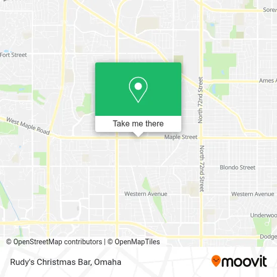Rudy's Christmas Bar map