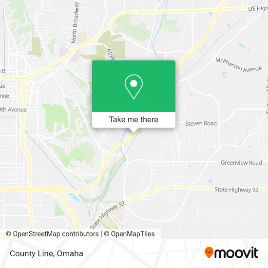 County Line map