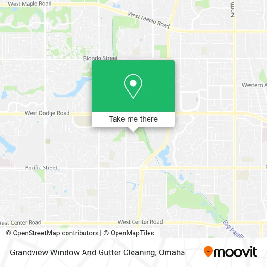 Grandview Window And Gutter Cleaning map