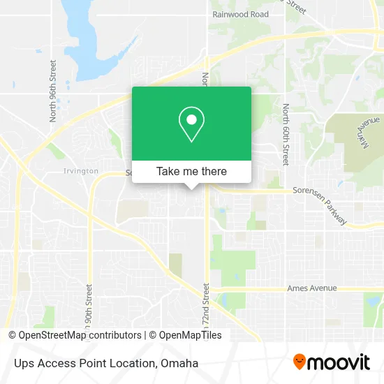 Ups Access Point Location map