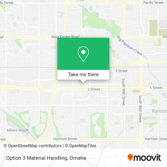 Option 3 Material Handling map