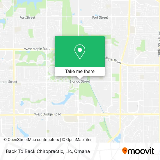 Back To Back Chiropractic, Llc map