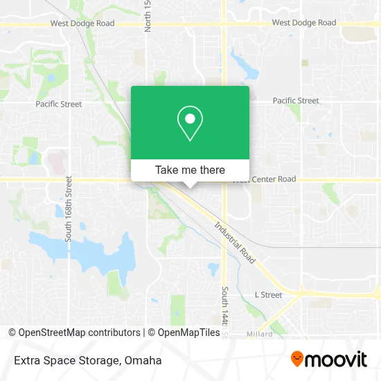 Extra Space Storage map
