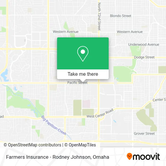 Farmers Insurance - Rodney Johnson map