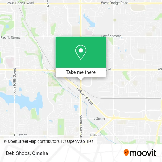 Deb Shops map