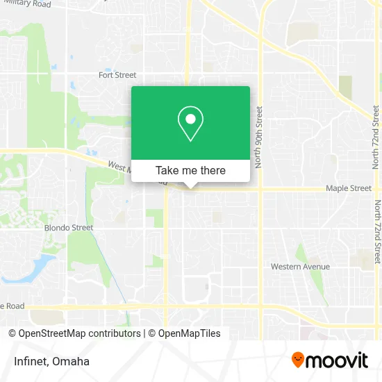 Infinet map