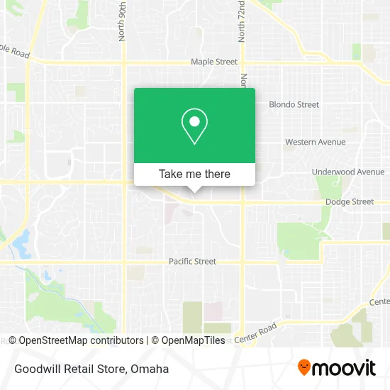 Goodwill Retail Store map