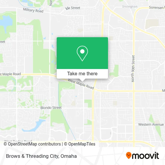 Brows & Threading City map