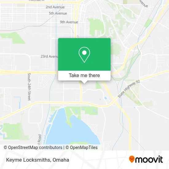 Keyme Locksmiths map