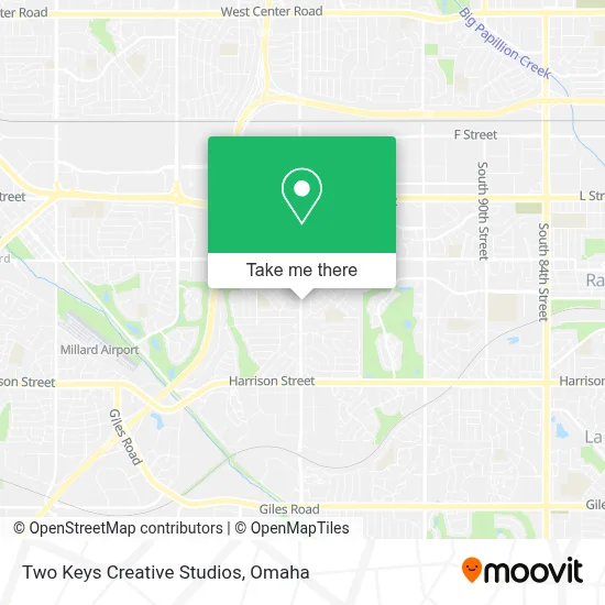 Two Keys Creative Studios map