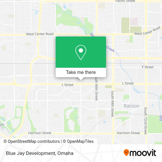 Blue Jay Development map