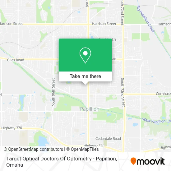 Target Optical Doctors Of Optometry - Papillion map