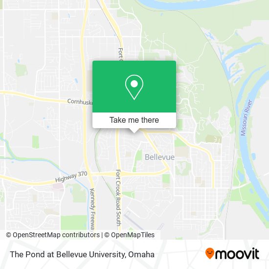 Mapa de The Pond at Bellevue University