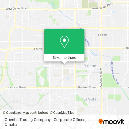 Oriental Trading Company - Corporate Offices map