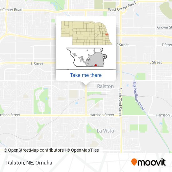 Mapa de Ralston, NE
