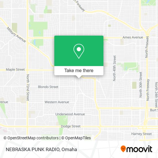 Mapa de NEBRASKA PUNK RADIO
