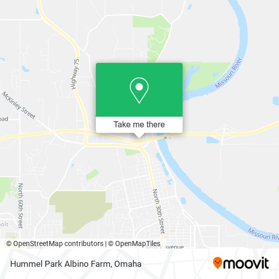 Mapa de Hummel Park Albino Farm