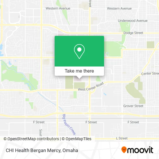 CHI Health Bergan Mercy map