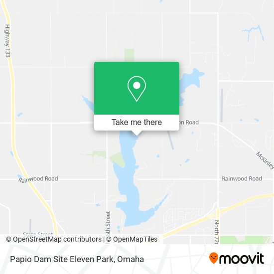 Papio Dam Site Eleven Park map