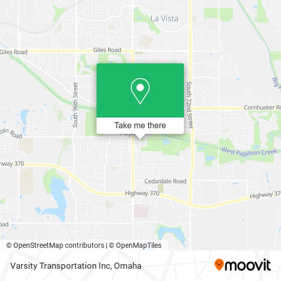 Mapa de Varsity Transportation Inc