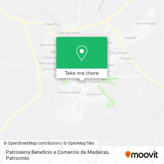 Patroserra Beneficio e Comercio de Madeiras map