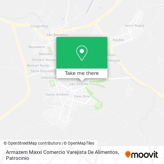 Armazem Maxxi Comercio Varejista De Alimentos map