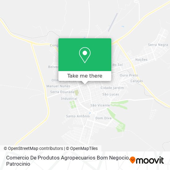 Mapa Comercio De Produtos Agropecuarios Bom Negocio