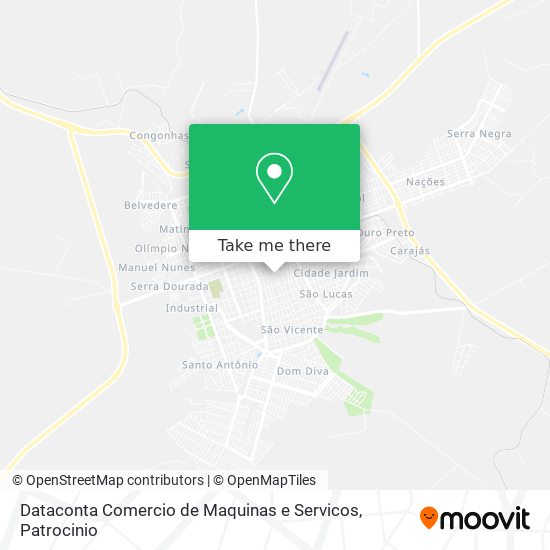 Dataconta Comercio de Maquinas e Servicos map