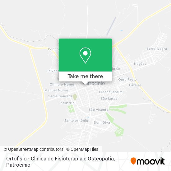 Ortofisio - Clinica de Fisioterapia e Osteopatia map