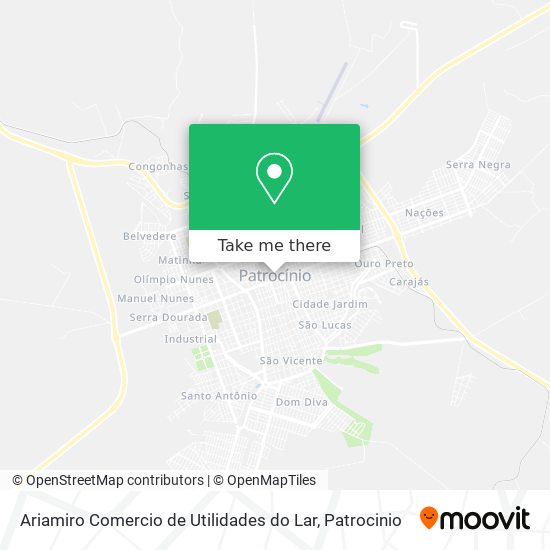 Ariamiro Comercio de Utilidades do Lar map