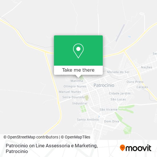 Mapa Patrocinio on Line Assessoria e Marketing