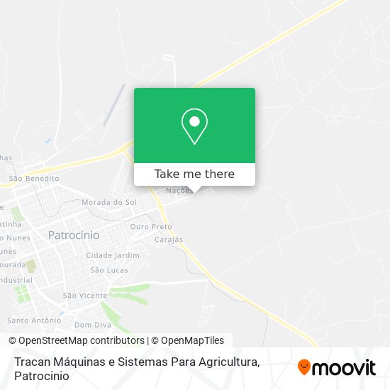 Tracan Máquinas e Sistemas Para Agricultura map