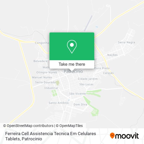 Ferreira Cell Assistencia Tecnica Em Celulares Tablets map