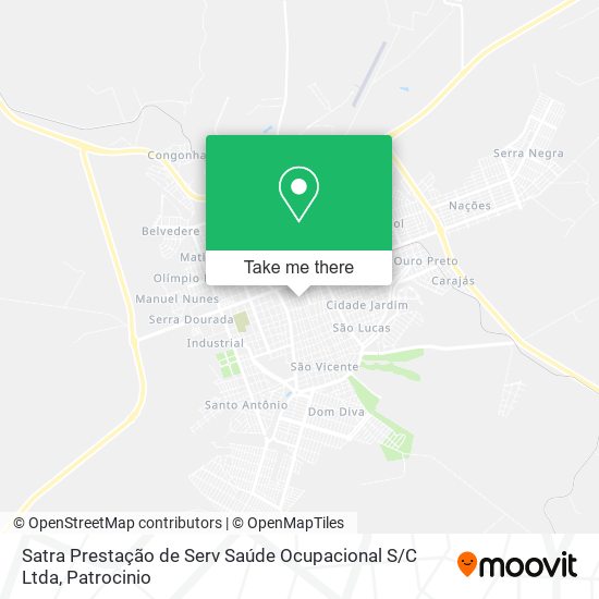 Satra Prestação de Serv Saúde Ocupacional S / C Ltda map