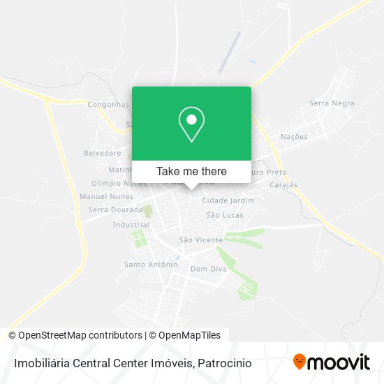 Imobiliária Central Center Imóveis map