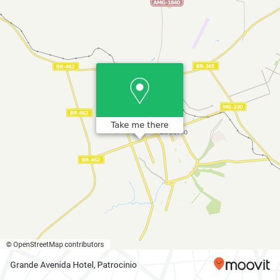 Grande Avenida Hotel map