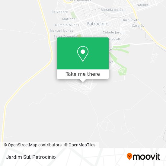 Mapa Jardim Sul