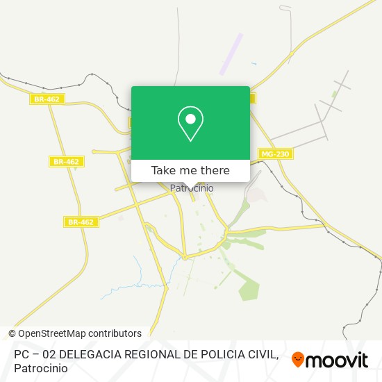 Mapa PC – 02 DELEGACIA REGIONAL DE POLICIA CIVIL