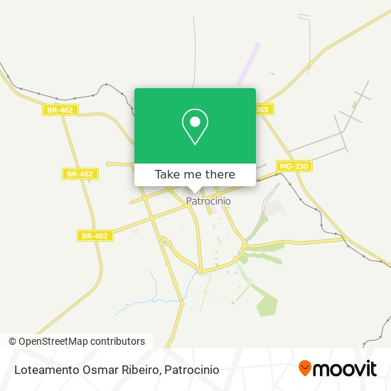 Loteamento Osmar Ribeiro map