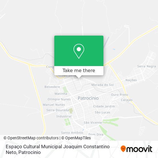 Espaço Cultural Municipal Joaquim Constantino Neto map