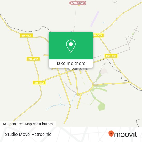 Studio Move map