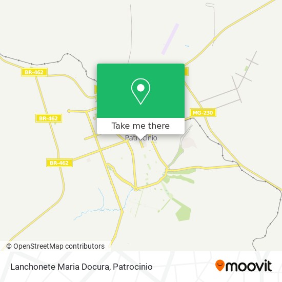 Lanchonete Maria Docura map