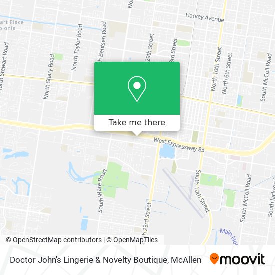 How to get to Doctor John s Lingerie Novelty Boutique in