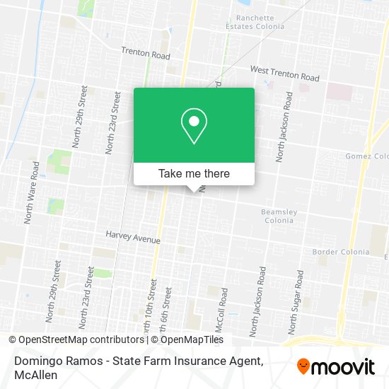 Mapa de Domingo Ramos - State Farm Insurance Agent