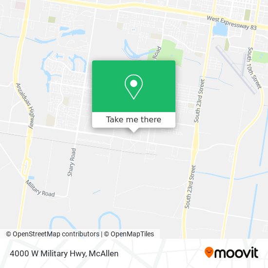 Mapa de 4000 W Military Hwy